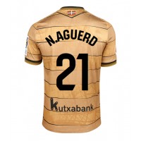 Echipament fotbal Real Sociedad Nayef Aguerd #21 Tricou Deplasare 2024-25 maneca scurta